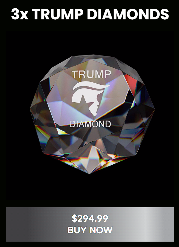 buy 3x donald trump diamond
